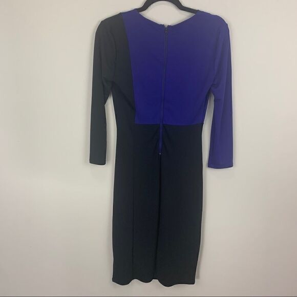 Narciso Rodriguez Design Nation blue black dress (E1) - Picture 8 of 12
